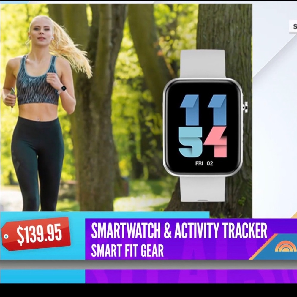 Smart Fit Gear Smart Watch & Activity Tracker on NBC TODAY SHOW